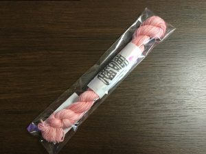 桜染めのこぎん糸